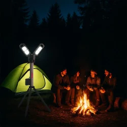 Kress KUF09.9 20Volt 2000/4500 Lümen Profesyonel Kule Tipi Teleskopik Katlanabilir LED Projektör (Akü Dahil Değildir)