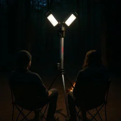 Kress KUF09.9 20Volt 2000/4500 Lümen Profesyonel Kule Tipi Teleskopik Katlanabilir LED Projektör (Akü Dahil Değildir)