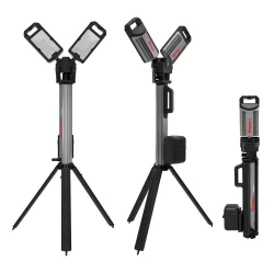 Kress KUF09.9 20Volt 2000/4500 Lümen Profesyonel Kule Tipi Teleskopik Katlanabilir LED Projektör (Akü Dahil Değildir)