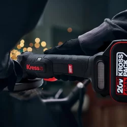 Kress KUH04.91 20Volt 125mm Kömürsüz Profesyonel Şarjlı Devir Ayarlı Avuç Taşlama (Akü Dahil Değildir)