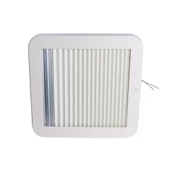 Berhimi Tavan Havalandırma Heki 40x40 (Güneşlik+Sineklikli) Ledli