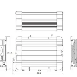 MAX 12V 600W Tam Sinüs Inverter