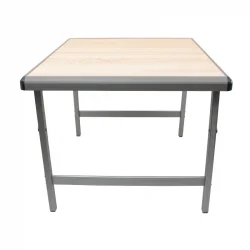 Mdf Küçük Katlanır Masa + 2 Katlanır Tabure Set