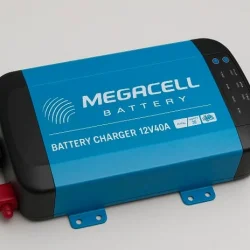 Megacell 12V 40A Akıllı Şebeke Şarj Cihazı - LiFePO4 Uyumlu