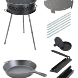 Meriç Şömine Barbekü Süper Set
