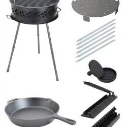 MERİÇ ŞÖMİNE BARBEKÜ SÜPER SET