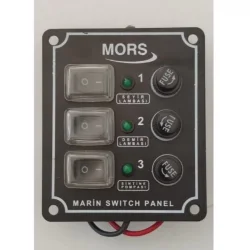 Mors 3’lü Switch Panel - Dikey