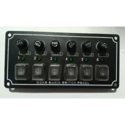 Mors 6’lı Switch Panel - Yatay