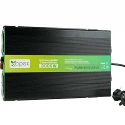 NPS2000-12 Apex 2000W Şarjlı Tam Sinüs İnverter 12V