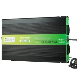 NPS2000-12 Apex 2000W Şarjlı Tam Sinüs İnverter 12V