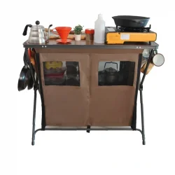 Nurgaz Campout Çift Kapılı Kamp Mutfağı