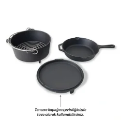 Nurgaz Campout Döküm Set 12 Inch