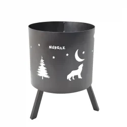 NURGAZ ORMAN ŞÖMİNESİ IZGARALI