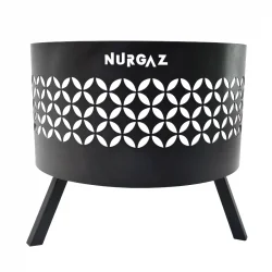 NURGAZ ORMAN ŞÖMİNESİ YILDIZ DESENLİ