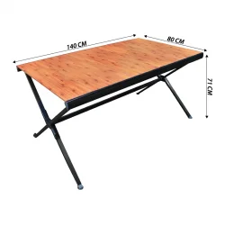 Odin Kamp Masası + 4 Lüx Sandalye Set