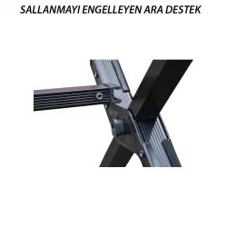 Odin Kamp Masası + 4 Lüx Sandalye Set