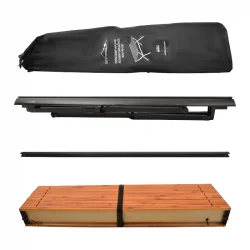 Odin Kamp Masası + 4 Lüx Sandalye Set