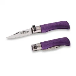 Old Bear 15 Cm Lamine Mor Ahşap Sap 6 Xs Çakı