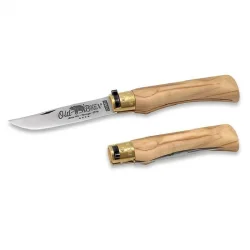 Old Bear 23 Cm Carbon Zeytin Ahşap Sap 9 Xl Çakı