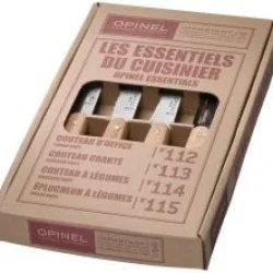 Opinel 4 Lu Ahşap Sap Bıçak Seti (001300)