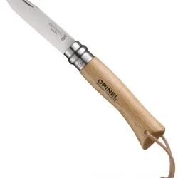 Opinel Inox 7 No Ahşap Deri Askılı Çakı (001372)