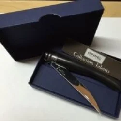 Opinel Inox Abanoz Saplı 10 No Fleto Çakı