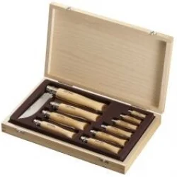 Opinel Inox Kayin Saplı 10 Lu Çakı Seti (No:2-12)