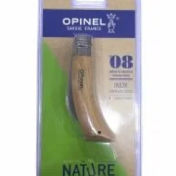 Opinel Inox Kayin Saplı 8 No Bag Çakısı Ambalaj