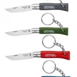 Opinel Inox Renkli Anahtarlıklı 4 No Çakı (12li̇)