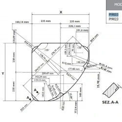 DOMETIC Smev PI9023 Üçgen Karavan 3 Gözlü Ocak