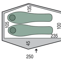 Pinguin Echo2 2 Kişilik Çadır