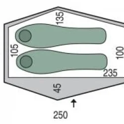 Pinguin Echo2 2 Kisilik Cadir