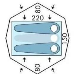 Pinguin Gemini 150 Extreme Kar Etekli̇ Çadir