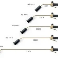 Propan Tav Ve Kaynak Takımı 57 Mm Metal Başlıklı Tetikli 45 Cm Boyun