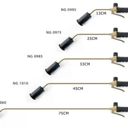 PROPAN TAV VE KAYNAK TAKIMI  57 MM METAL BAŞLIKLI TETİKLİ 75 CM BOYUN