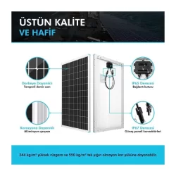Renogy Güneş Paneli 80 Watt 12V (Monokristal)