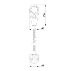 Sanel 12/24V Kuğu Okuma Lambası 120 Lümen 37.5 cm