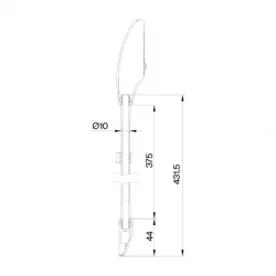 Sanel 12/24V Kuğu Okuma Lambası 120 Lümen 37.5 cm