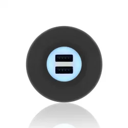 Sanel 12/24V USB Şarj Ünitesi Mavi Ledli (2,1A)
