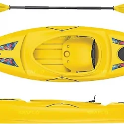 SEAFLO BXB088 268 cm 100 kg Sarı Tek Kişilik Kapalı Kano