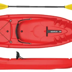 SEAFLO BQA078 237 cm 107 kg Kırmızı Sit-on-Top Kano