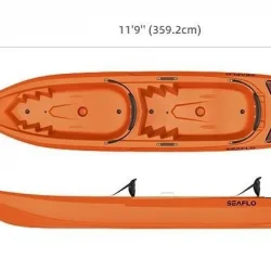 SEAFLO Tekapo 11.8 BMA118 359 cm 223 kg Sarı Çift Kişilik Yetişkin Kano
