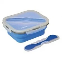 Silikon Katlanabilir Tek Gözlü Yemek Seti