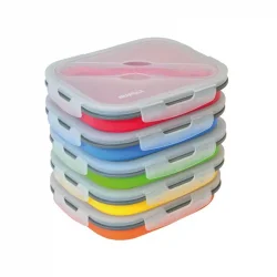 SİLİKON KATLANABİLİR TEK GÖZLÜ YEMEK SETİ