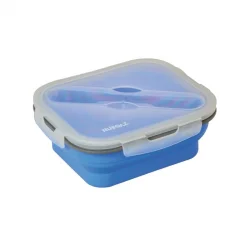 SİLİKON KATLANABİLİR TEK GÖZLÜ YEMEK SETİ