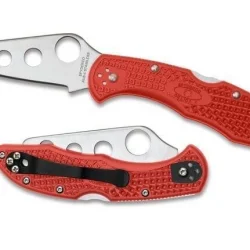 Spyderco C11tr Delica Trainer Kirmizi Caki