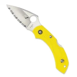 Spyderco C28syl2 Dragonfly 2 Salt Seri Sarı Çakı