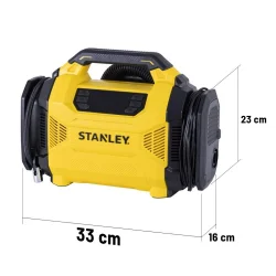 STANLEY SXIF3501 12Volt/220Volt 150 PSI Dijital Basınç Göstergeli Lastik & Yatak Şişirme Pompası + Led Lamba