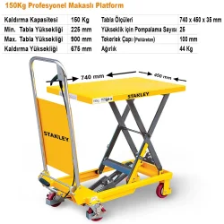 Stanley X150 150Kg Profesyonel Makaslı Platform