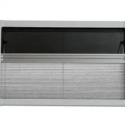 SUGA 110x45 cm Çift Akrilik Amortisörlü Karavan Cam Pencere Sineklik & Güneşlikli